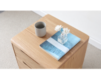 Nordic Natural Solid oak Bedside Table